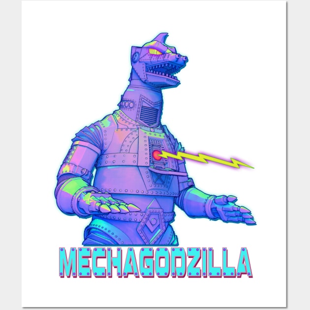 Mechagodzilla Wall Art by Digiwip